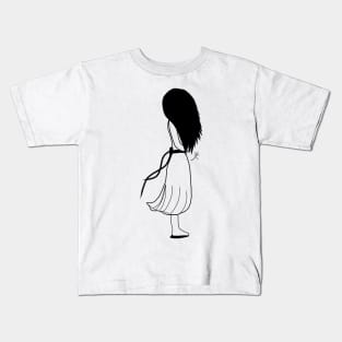 Girl with Flower Kids T-Shirt